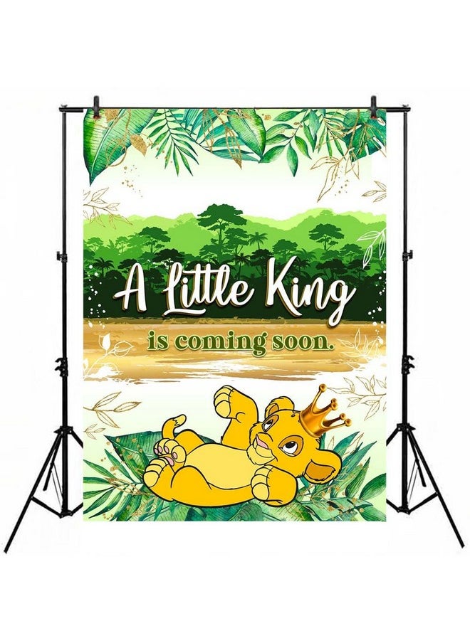 Similar Lion King Baby Shower Decorations For Boy 5X7Ft African Baby Lion King Backdrop Baby Shower Vinyl Infant Simba Wild One Jungle Background For Kids 1 Year Old One Size  - Image 1