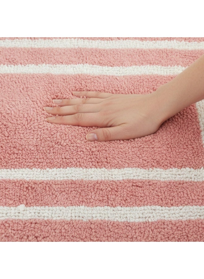Framix Cotton Bath Mat - 40x60cm, Pink - Image 3