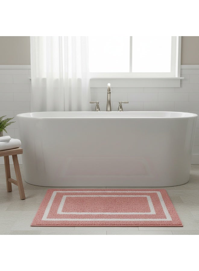 Framix Cotton Bath Mat - 40x60cm, Pink - Image 4