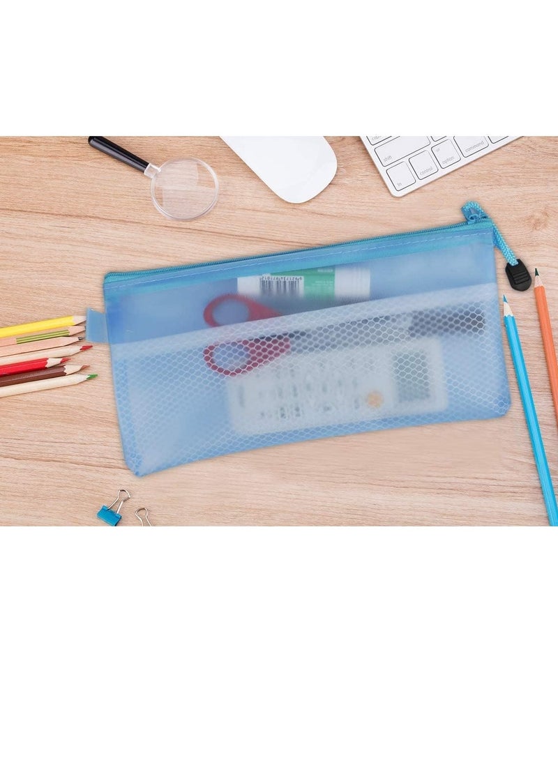 حافظة ملفات بلاستيكية مقاومة للماء بسحاب S-1001 – مقاس A6، قطعة واحدة لتنظيم الأوراق والمستندات-فوشيا - Image 3