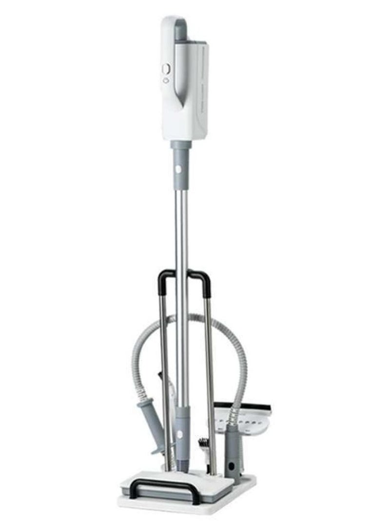 VINNYSEN Steam Mop for Floor Cleaning Steam Cleaner for Home with Handheld 6-in-1 Multi-function Attachments for Hardwood Floors Clothes Windows Tiles Grout Furniture Cleaning (White-Gray) - Image 1
