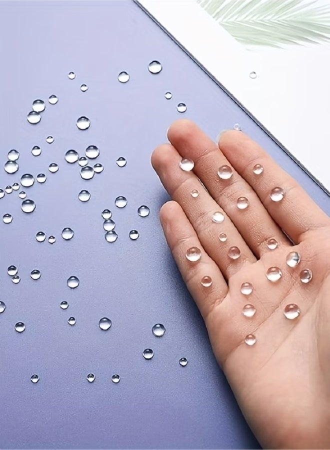 aeen 162pcs Transparent Water Drop Stickers, Self-Adhesive Dewdrop Resin Stickers, Round Flat Droplet Decorations for Face Makeup, DIY Scrapbooking, Card Making and Crafts - Image 2