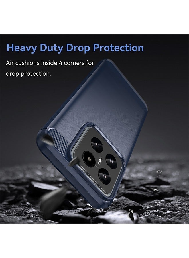 X-level Xiaomi 14 Case Cover with Soft TPU Carbon Fiber Texture Anti-Scratch Shockproof Slim Anti-Drop Bumper Back Cover Comfortable Touch shell Phone Accessory for Xiaomi 14 5G - Image 5