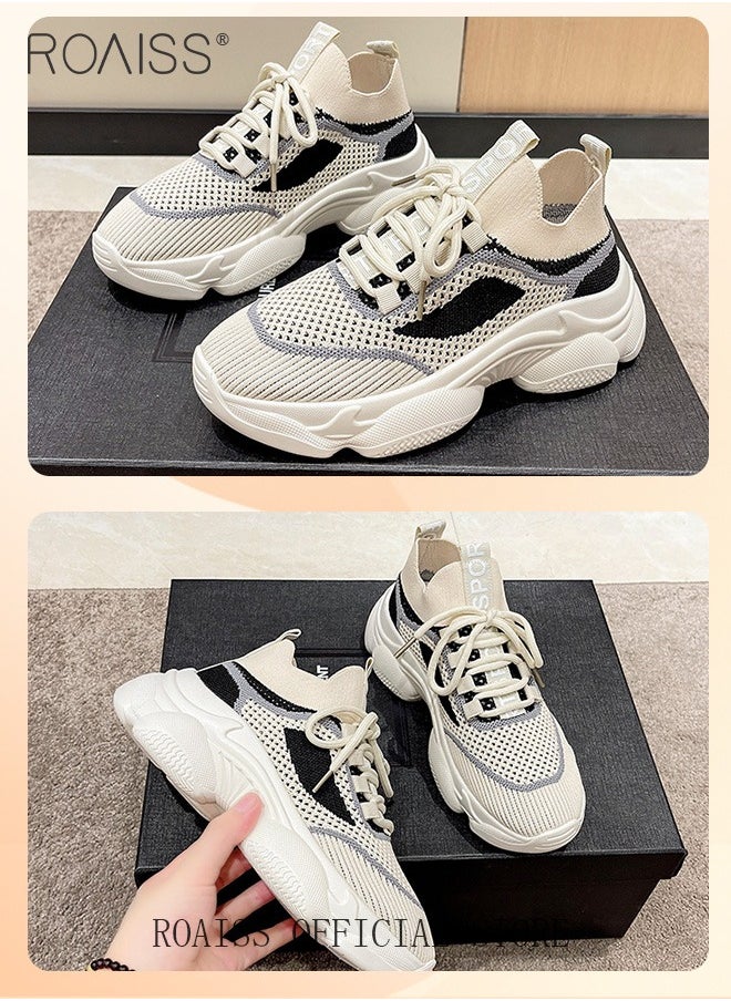 Women's Thick Sole Sneakers Women's Mesh Dad Shoes Women's Thick Sole Hollow Casual Shoes - pzsku/ZDE7EA29E3C0BDB39CE5DZ/45/_/1734169877/6dafac8e-a381-4c0f-8935-bd4a193826d6