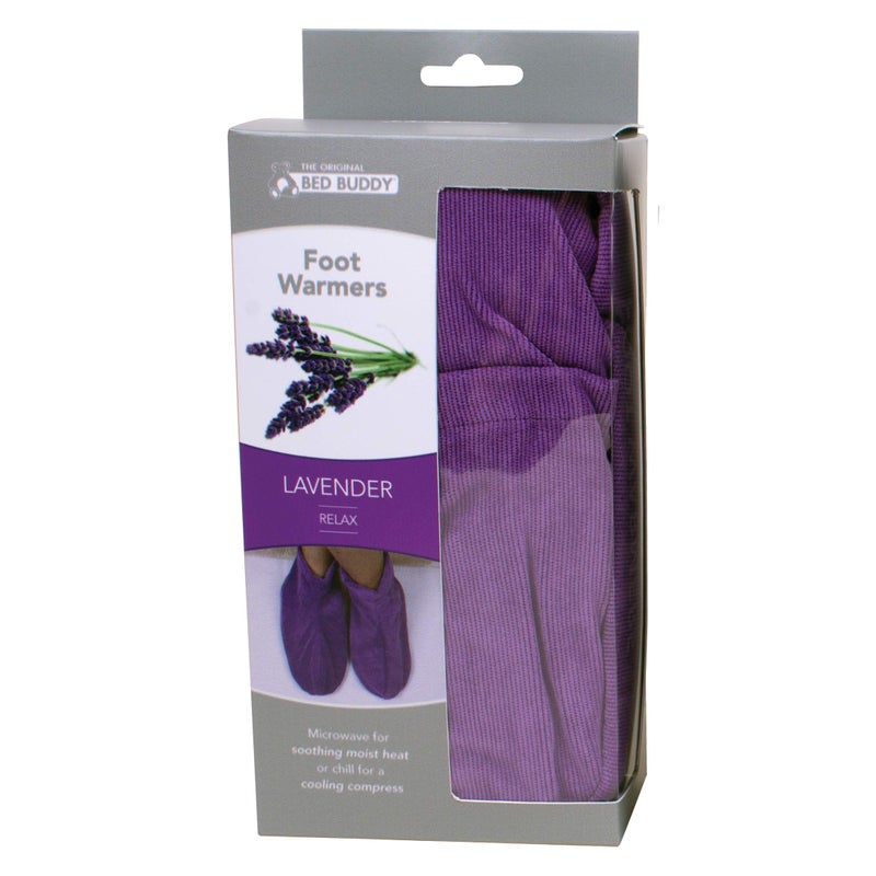 Bed Buddy Foot Warmers with Aromatherapy - Heated Slippers and Feet Warmers for Women - Microwavable Slippers for Women, Lavender Scented, 1 Pair - Image 3