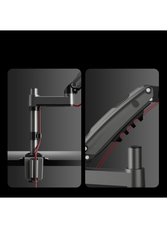 NB NORTH BAYOU NB ERGONOMIC Monitor Arm – Single Display Arm for 17"–32" Screens, 2–9 kg Load Capacity, Gas Spring PC Monitor Stand with Clamp & Grommet, VESA 75x75 - Image 3