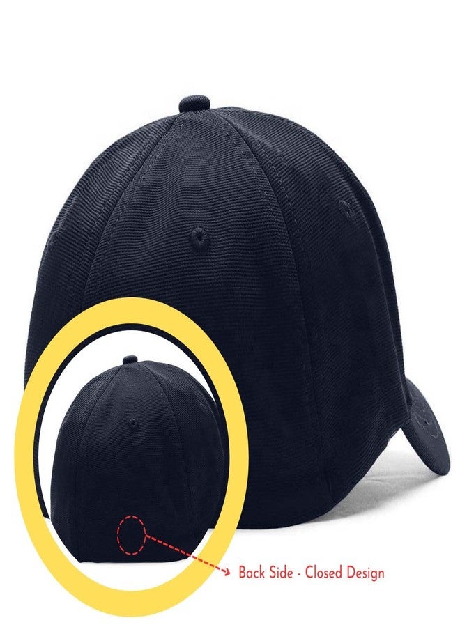 Aavjo Stylish Polyester Baseball Cap for Men Women (Fit Head Size, Approx 56-58cm) (Backside Closed - Navy Blue) - Image 5