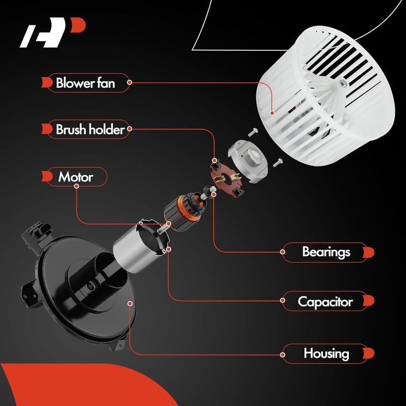 A-Premium HVAC Heater Blower Motor Assembly for Smart Fortwo 2008-2017 - Image 4