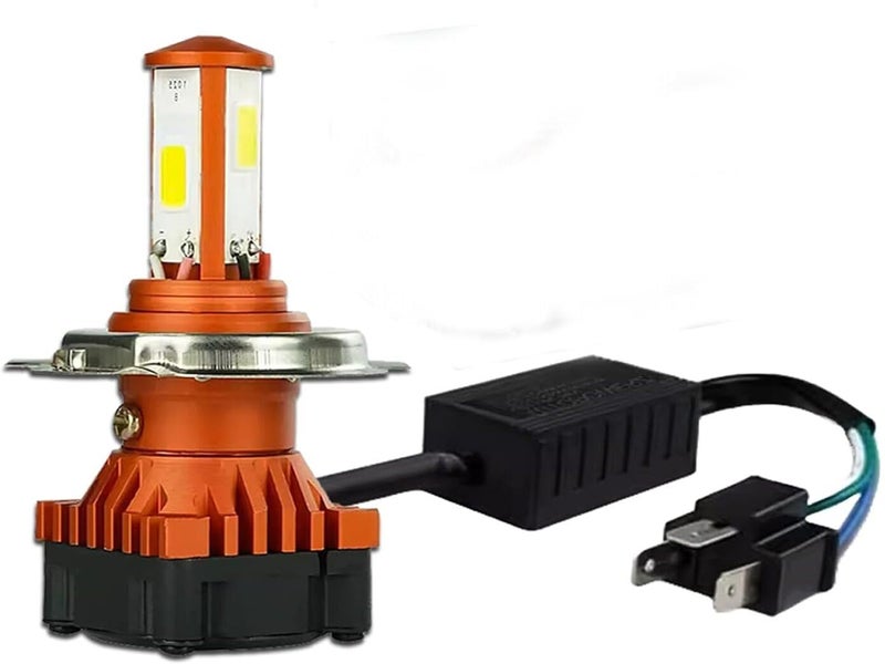 GONAMA Universal for car and bike 4 LED Owl shape Spotlights Fog Lights Hi/Low, Fog Lamp Car, Motorbike LED (12 V, 40 W 2PC) - Image 1