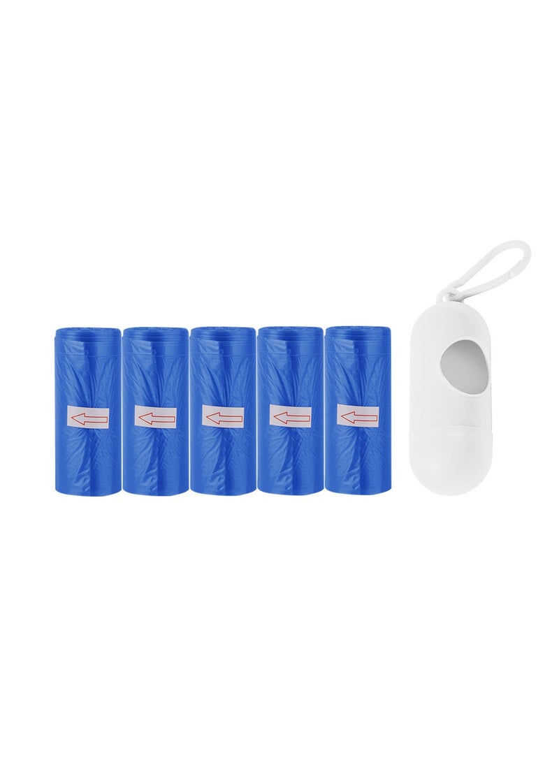 STAR BABiES Star Babies Scented Bag-Pack of 5/75bags with Dispenser - Navy Blue  - Image 1