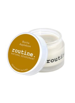 routine . Natural and Aluminum Free Deodorant (2 Fluid Oz.) for Women and Men |Bonita Applebom | Apple, Clove, Nutmeg & Vanilla (Cream Jar Formula)  - Image 1