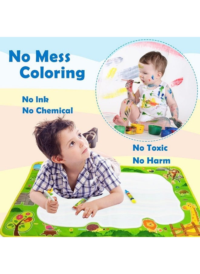 Famous Quality FAMOUS QUALITY Water Drawing Mat for Kids - Combo of 3Pcs, Gifts for Girls and boy Age 3 to 7 | Magic Pen  - Image 2