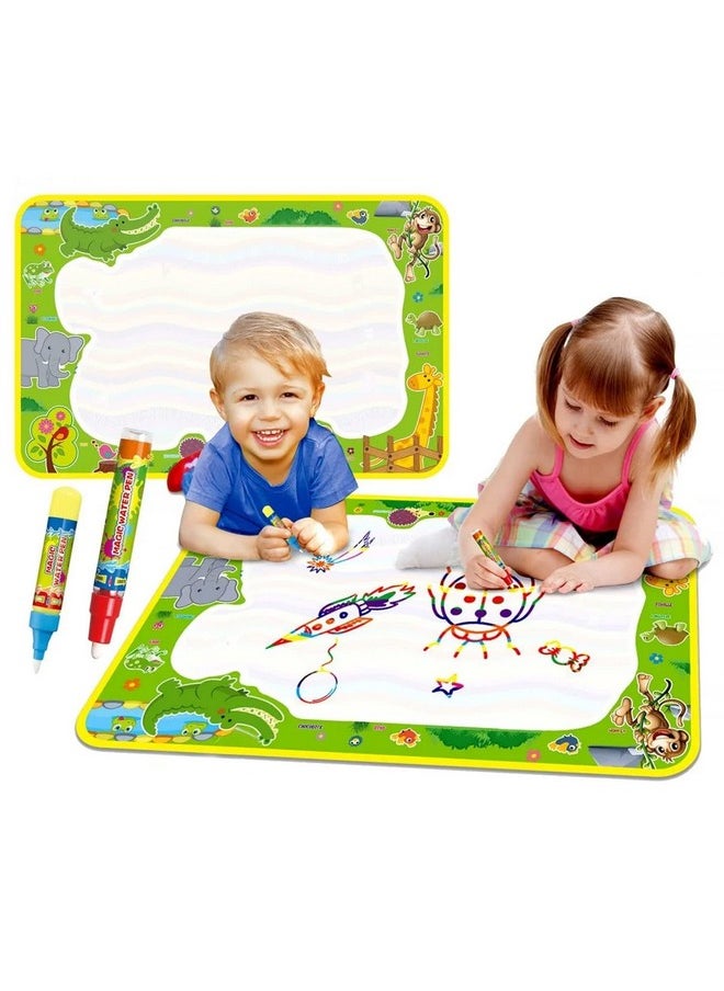 Famous Quality FAMOUS QUALITY Water Drawing Mat for Kids - Combo of 3Pcs, Gifts for Girls and boy Age 3 to 7 | Magic Pen  - Image 1