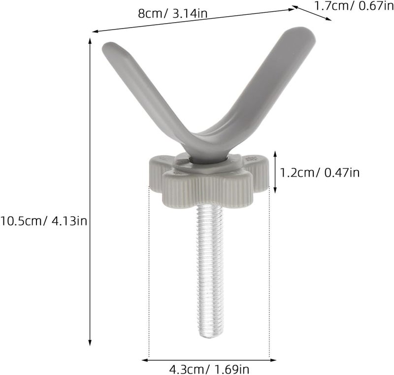 4pcs Small Door Bolt Gate Hardware Accessories and Pet Safety Gates with Mounting Screws for Wooden - Image 2