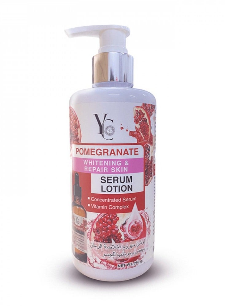 Serum lotion with pomegranate extract whitening and repair skin 250 g