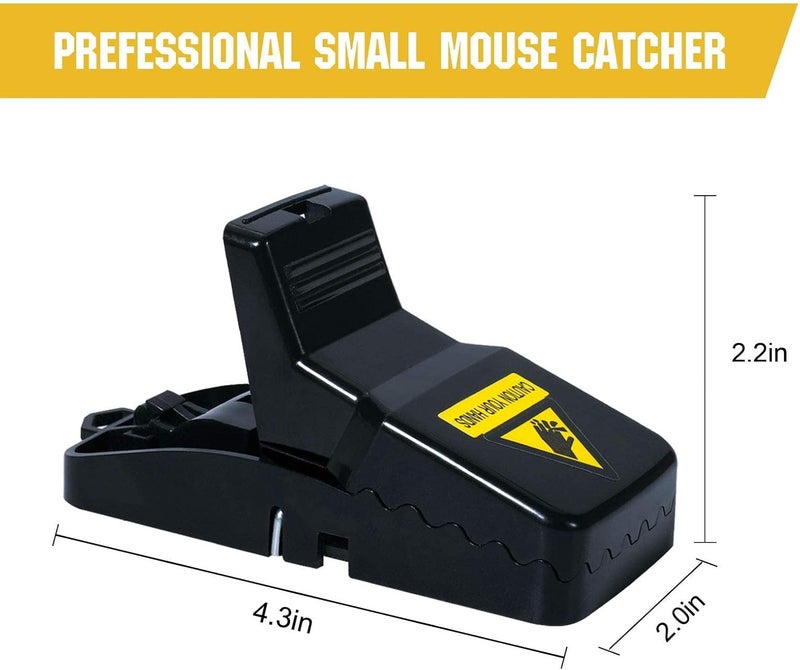 USKICH 20 Pack Mouse Traps Indoor for Home,Mice Traps for House,Reusable Mouse Trap That Work,Small Mice Catchers for Home Indoor, Quick Set Mousetraps Effective - Image 3
