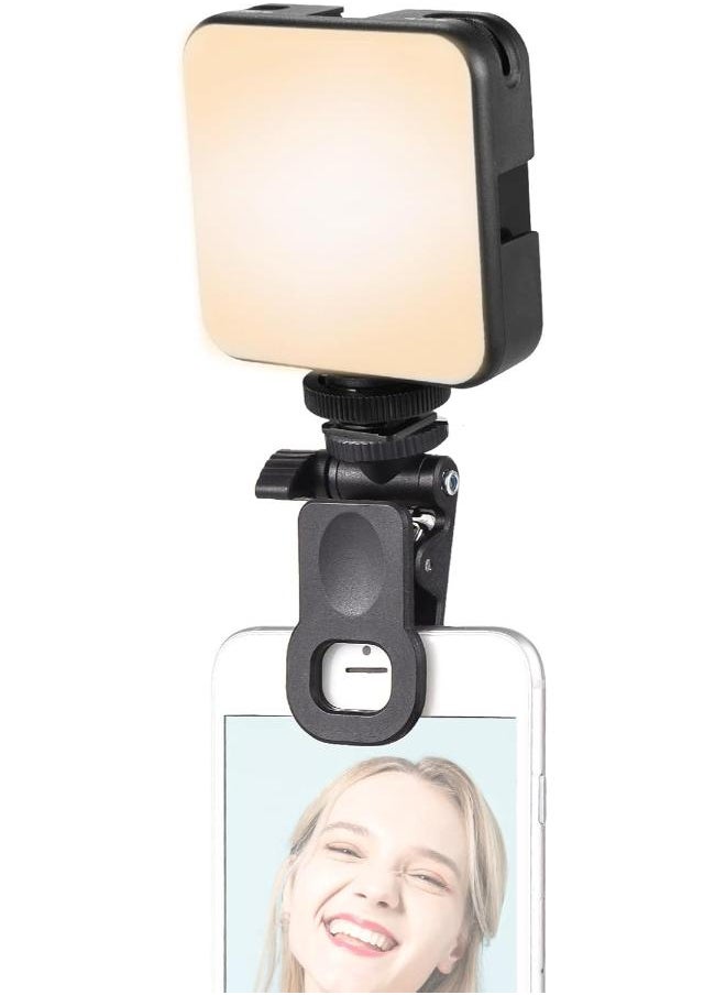 Generic square Light With Clip Fro Mobile & Cameras  - Image 1