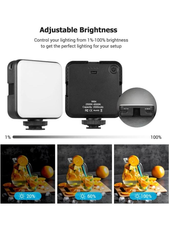 Generic square Light With Clip Fro Mobile & Cameras  - Image 3