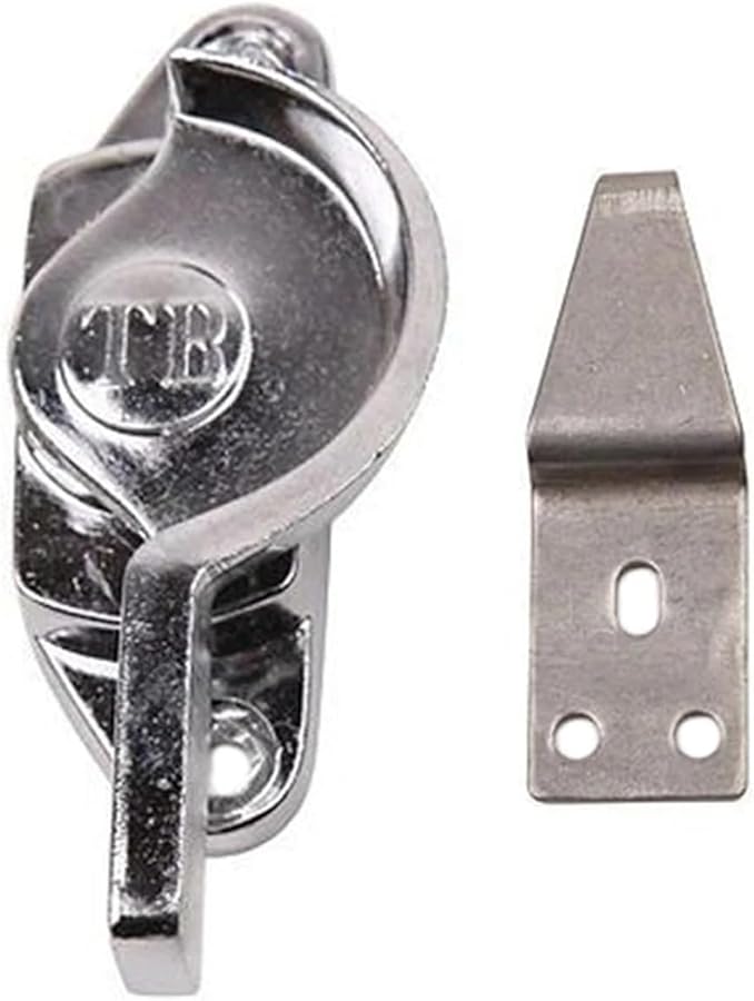 Stainless Steel Crescent Window Sash Locks 4 Pack Right Hand Sliding Windows - Image 3