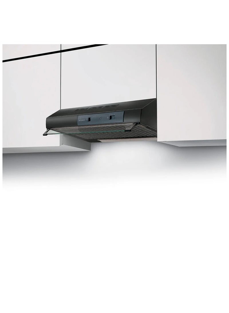 فابر Kitchen Cooker Hood, 90 cm Under-Cabinet, 305 m³/h Suction Power, 3-Speed, LED Lighting, Black, TCH04 BK19A 741 ( Made in Turkey ) 115 W 300.0557.490 Black - Image 2