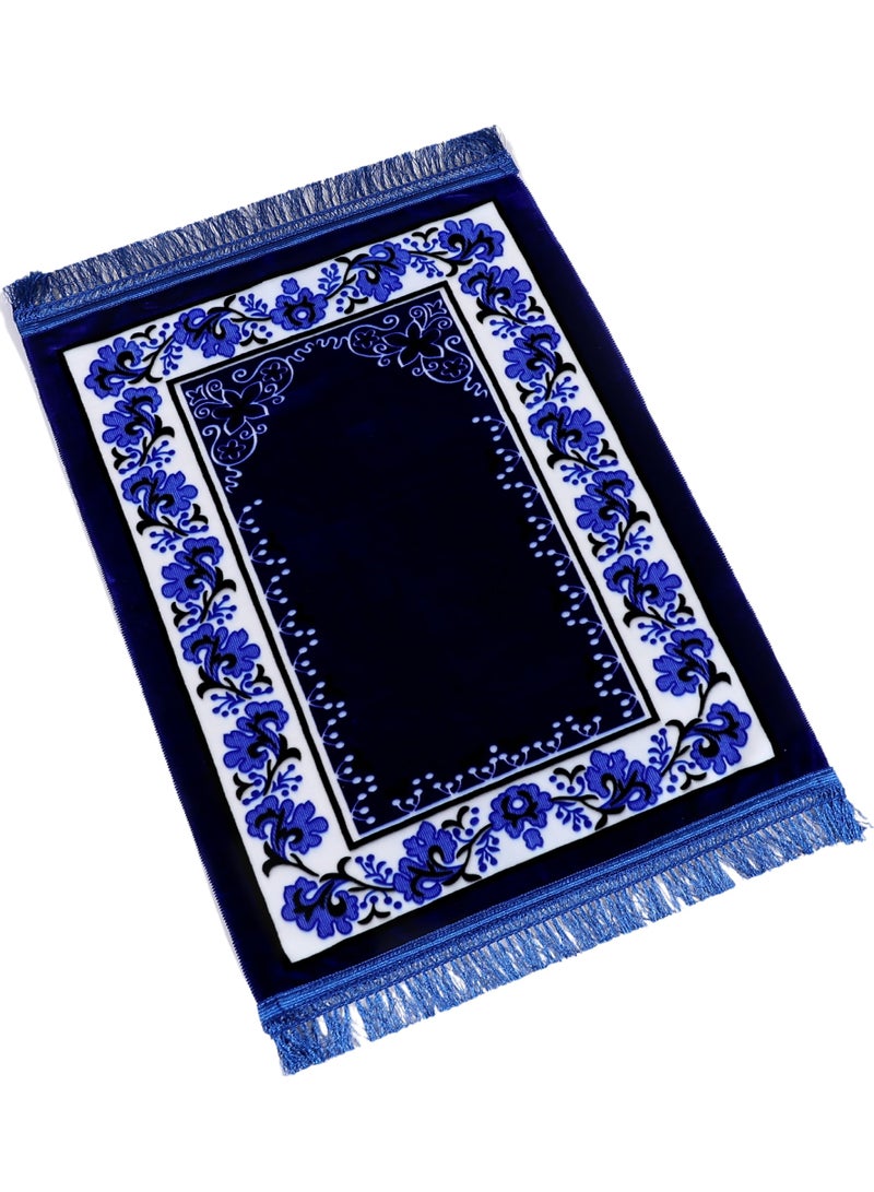 ستارجولد سجادة صلاة من خيوط البوليستر التقليدية مقاس 70 × 115 سم، كبيرة محمولة، متعددة الألوان، سجادة صلاة إسلامية جاناماز سجادة للرجال والنساء المسلمين