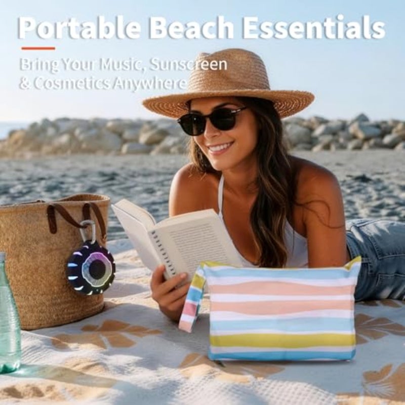 tooth Shower Speaker + Waterproof Beach Bag Rugged and Ready for Any Adventure - Image 2
