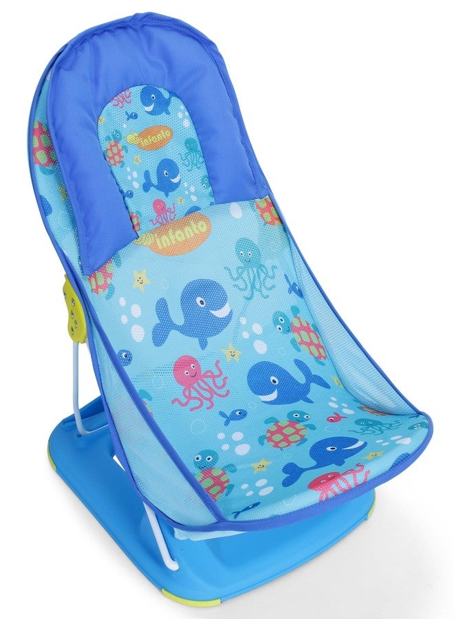 Infanto Baby Bather – Bath Chair Tub for Newborns and Infants, Adjustable, Non-Slip & Foldable Bath Seat Chair for Newborns (0-12 Months) - Image 1