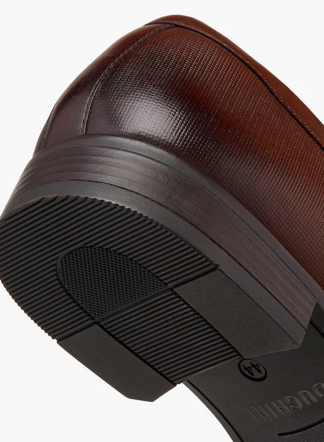 DUCHINI Men's Metal Accent Slip-On Loafers - Image 5