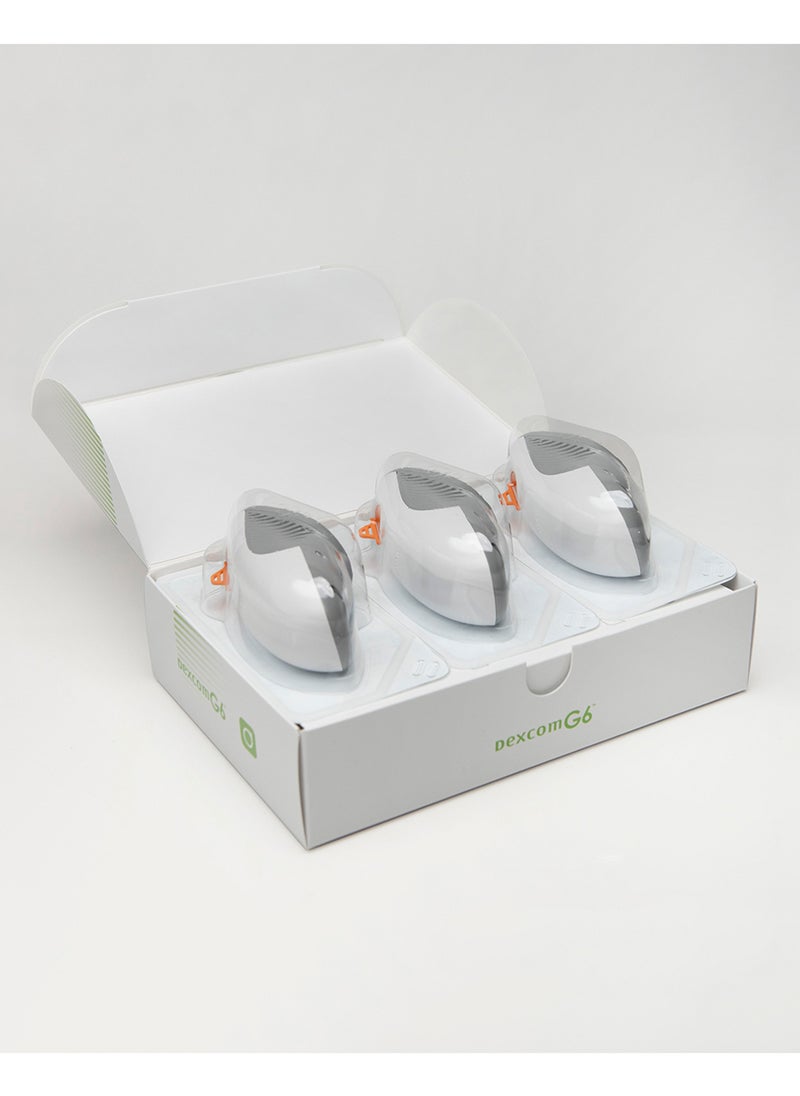DEXCOM - Dexcom G6 Sensor for Continuous Glucose Monitoring, Pack of 3 Sensors - Image 1