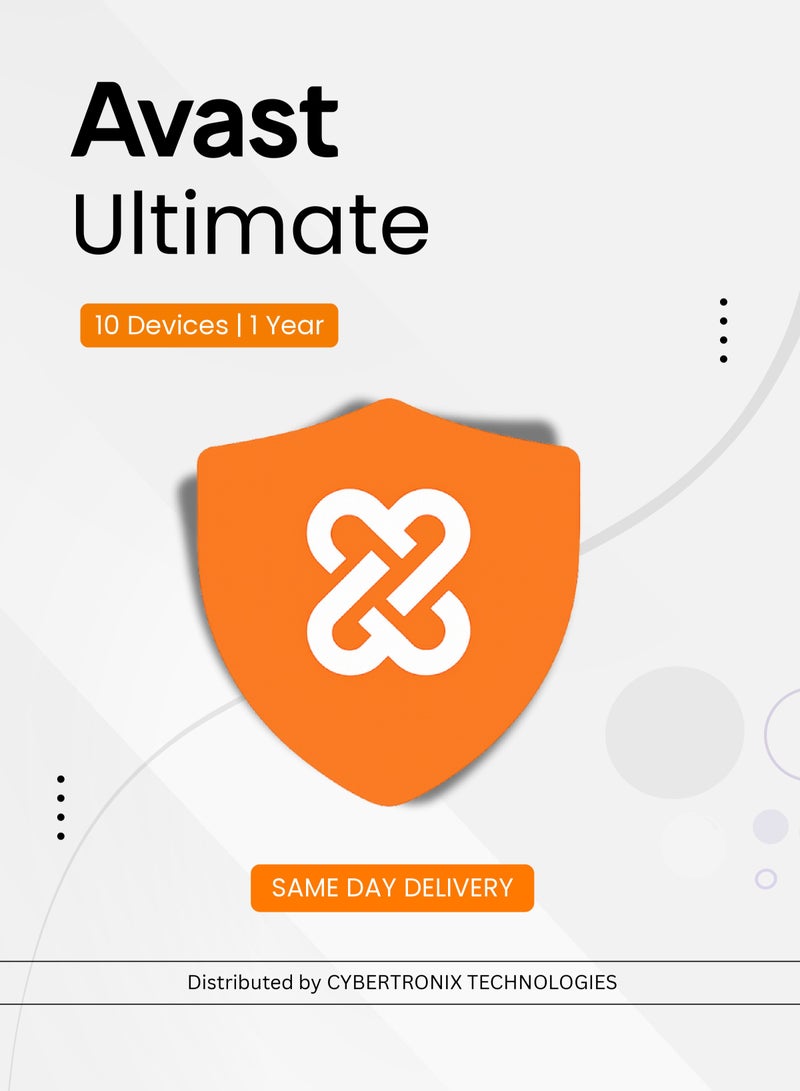Avast Avast Ultimate | 10 Devices for 1 Year | Digital License | SAME DAY DELIVERY
