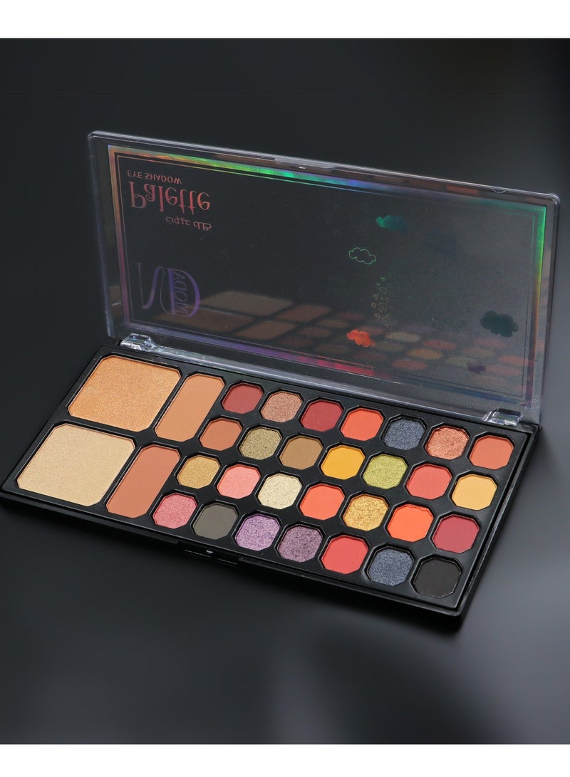 مودا باليت مكياج  ظلال العيون اضاءة وجه - Image 1