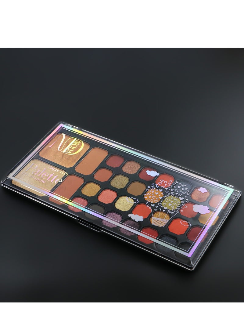 مودا باليت مكياج  ظلال العيون اضاءة وجه - Image 2