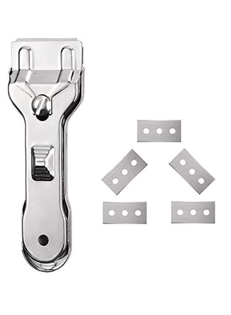 Multi-Functional Glass Razor Blade Scraper For Glass, Glass Stove Top Cleaner And Scraper for Oven Cooker Window - Image 2