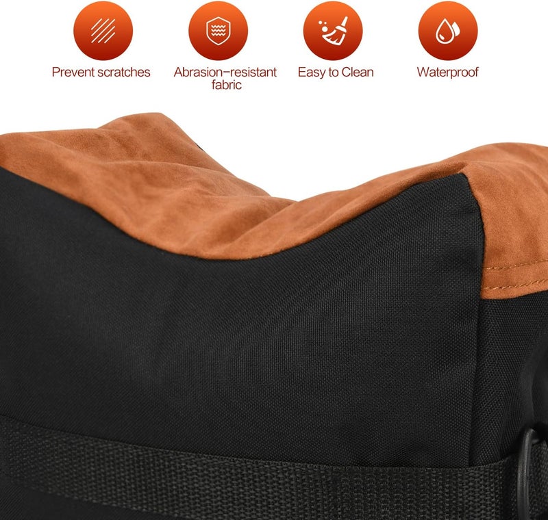 Ruby Q Shooting Rest Bags, Unfilled Rest Front & Rear Support Sandbag Stand Holders with 600 Denier Polyester for Rifle Hunting (Bags Come unfilled) - Image 5