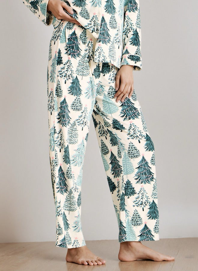 سبلاش فيڤ طقم بيجامة مطبوع - Image 3