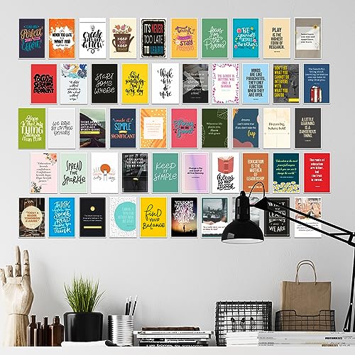 PAPER PLANE DESIGN Inspirational Motivational Quotes Wall Abstract Poster- (PACK OF 50) (B) - Image 1