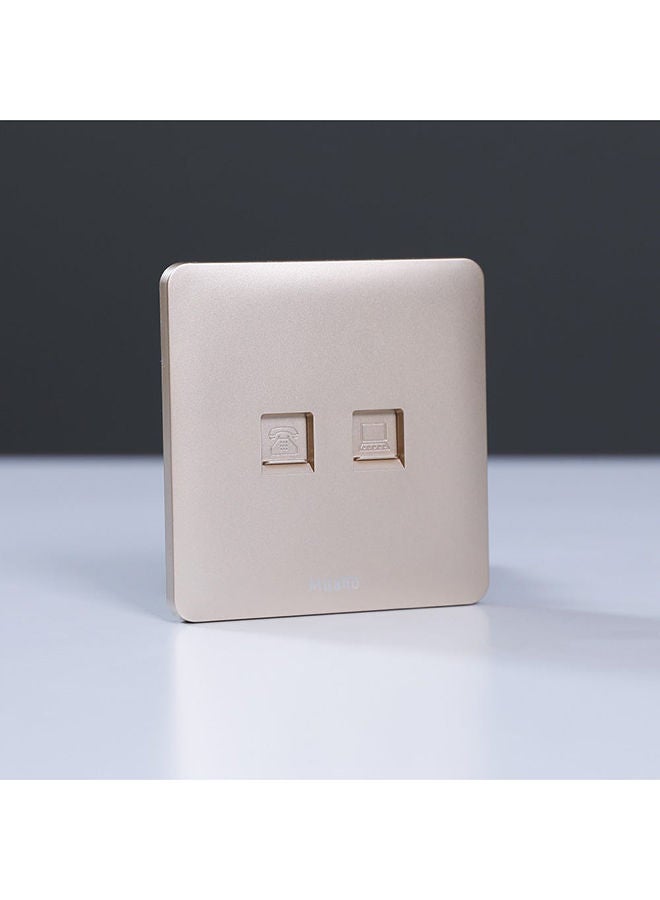 DANUBE HOME Danube Home - Milano Telephone And Computer Socket Gd Ps - Image 3