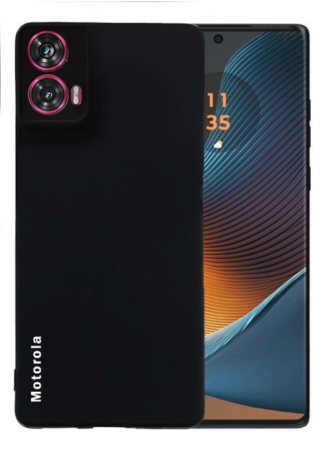 Protective Case Cover For Motorola Edge 50 Fusion 5G Black Environmentally Friendly and Harmless Upgrade Materials