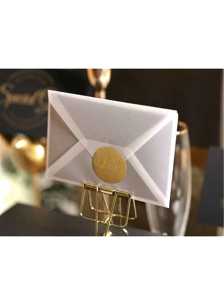 Best wishes just for you card, a gift card that combines black and gold elements, has a unique design, and comes with a blessing message. It also includes a blank notepad card, as well as a paper-based envelope and sealing sticker (size: 13.5 x 9 cm / 5.1 x 3.54 inches). - Image 4