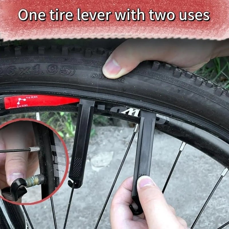 PETO Bike Tire Repair Replacement Kit, 55pcs Bike Tube Patch Kit with Levers & Glue, Essential Bicycle Maintenance Tools for Mountain & Road Bikes, Road Bike Accessories - Image 2