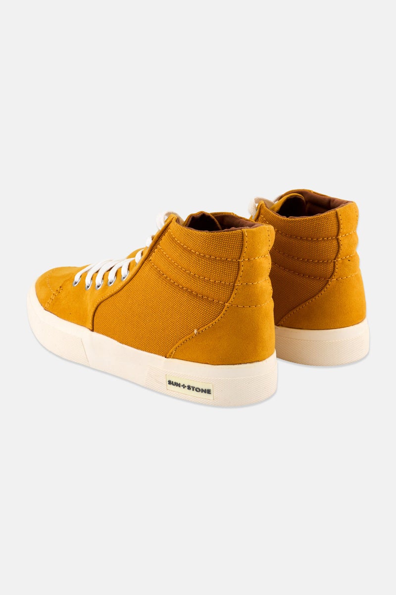 Sun Stone Men Jett Medium High Cut Casual Shoes, Mustard - Image 2