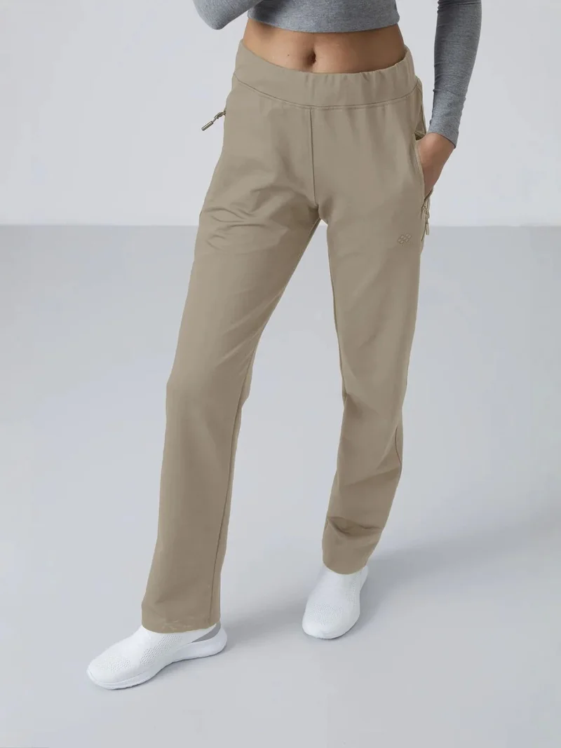 تومي لايف TOMMY Women's Straight-leg Fleece Sweatpants