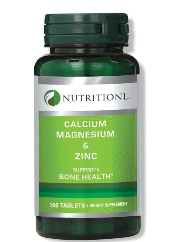 NUTRITIONL Nutritionl Calcium Magnesium & Zinc Tablets 100's 