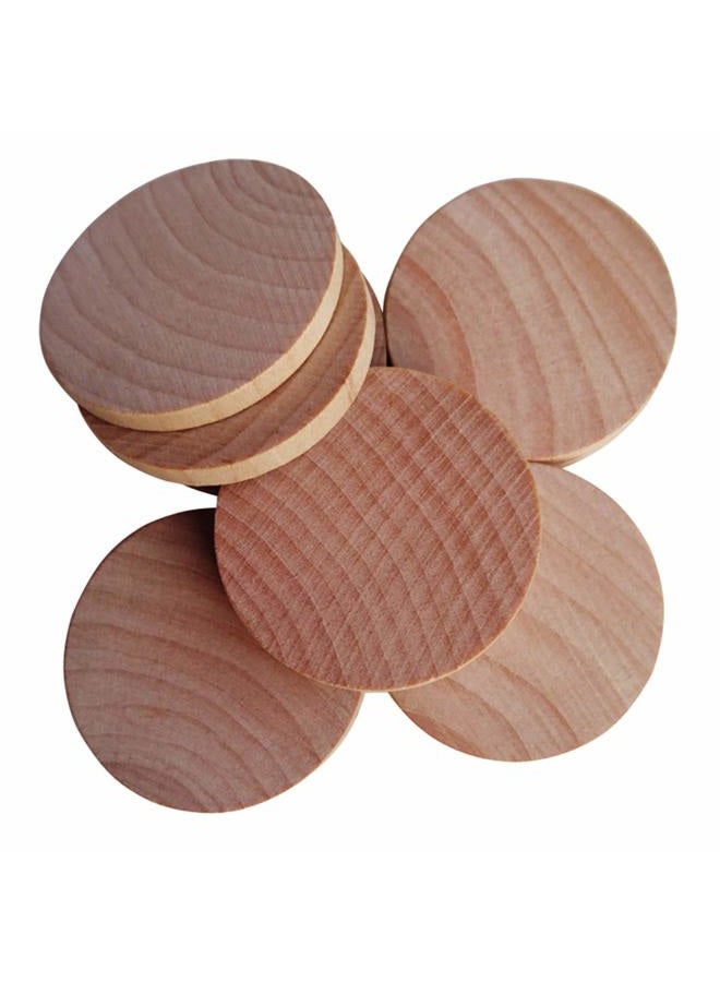 Axe Sickle 1.5 inch Natural Wood Slices Unfinished Round Wood Coins for Arts & Crafts Projects, Board Game Pieces, Ornaments, 100 per Pack. - Image 4