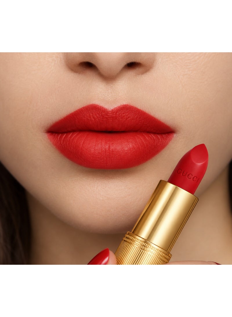 غوتشي أحمر شفاه GUCCI Rouge À Lèvres Satin – 500 ODALIE RED | لون شفاه ساتان - Image 3