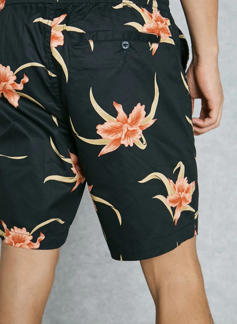 HUF Rakuen Floral Print Shorts