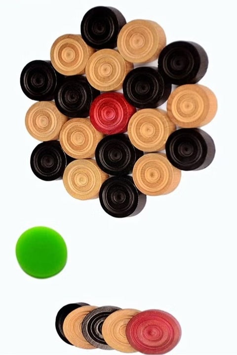 19-Piece Carrom Wooden Board Coin