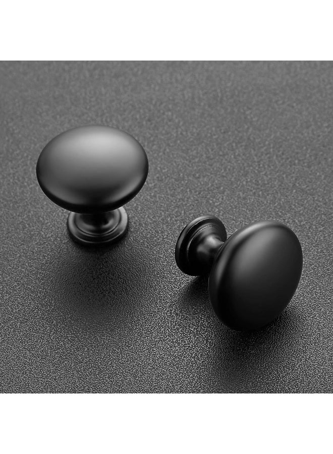 Ravinte 10 Pack Matte Black Zinc Cabinet Knobs and Pulls for Kitchen and Dresser Drawers - Image 2