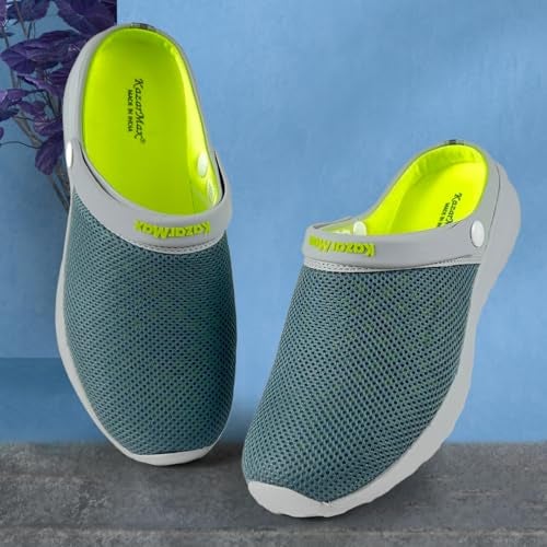 KazarMax Wanderer Grey Clogs Sandals for Men -9 UK - Image 5