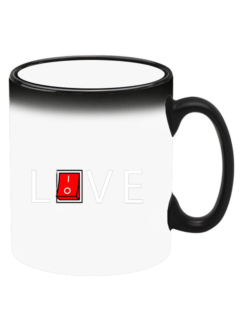 Theodor Color Changing Heat Sensitive Ceramic Mug, Image Revealed When HOT Liquid is Added! Live - Image 2